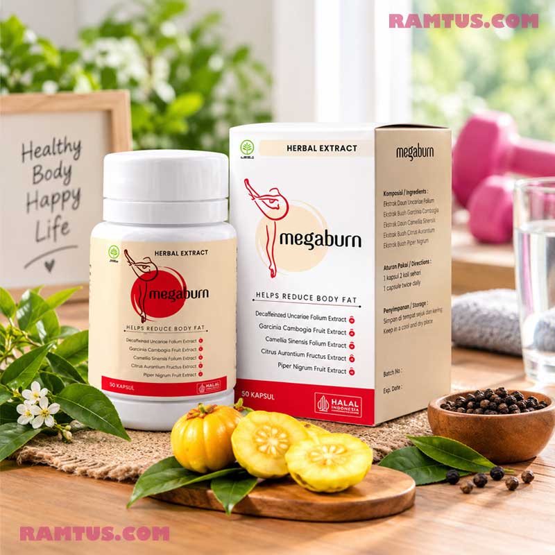 Megaburn Obat Diet Pelangsing Herbal